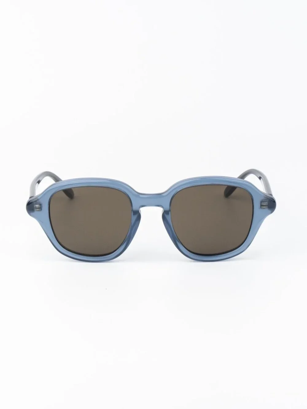 Loewe Women Sunglasses Blue Grey Round LW40163I 84E NEW AUTHENTIC